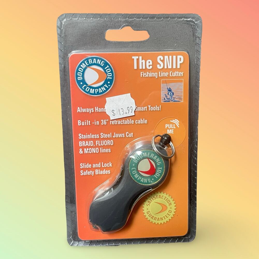 Boomerang Tool Company The SNIP Fishing Line Cutter Retractable Braid New